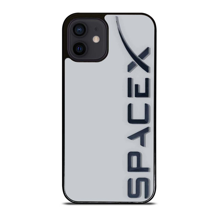SPACE X LOGO GREY iPhone 12 Mini Case Cover