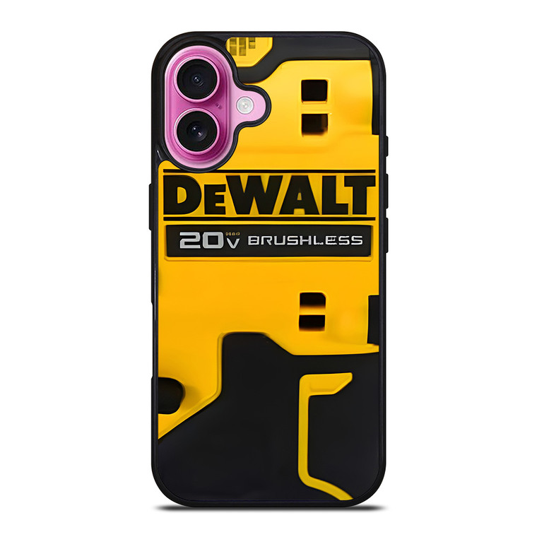 DEWALT TOOL LOGO BRUSHLESS 2 iPhone 16 Plus Case Cover