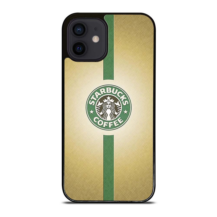 STARBUCKS COFFEE GREEN STRIPE iPhone 12 Mini Case Cover