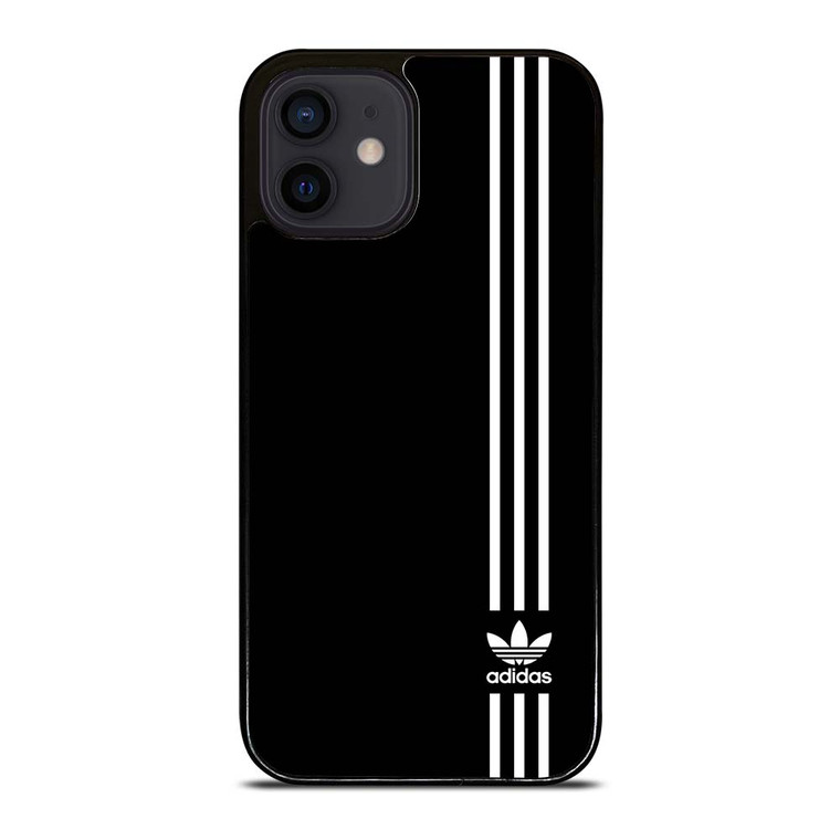 SUPERB ADIDAS LOGO BLACK iPhone 12 Mini Case Cover