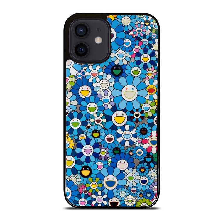TAKASHI MURAKAMI FLOWERS BLUE iPhone 12 Mini Case Cover