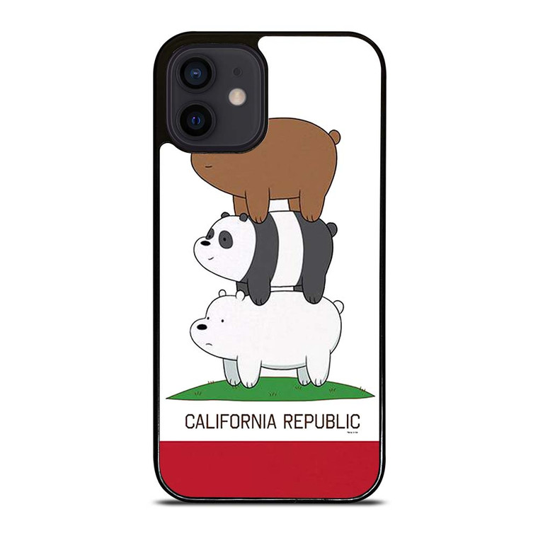 WE BARE BEARS CALIFORNIA REPUBLIC iPhone 12 Mini Case Cover