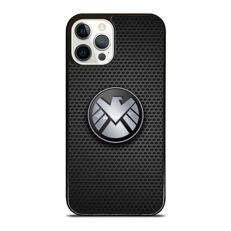 AGENTS OF SHIELD MARVEL LOGO METAL iPhone 12 Pro Case Cover