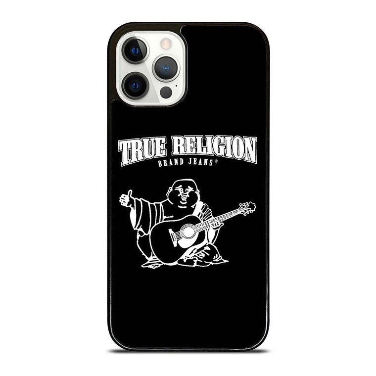 BIG BUDDHA TRUE RELIGION BLACK iPhone 12 Pro Case Cover