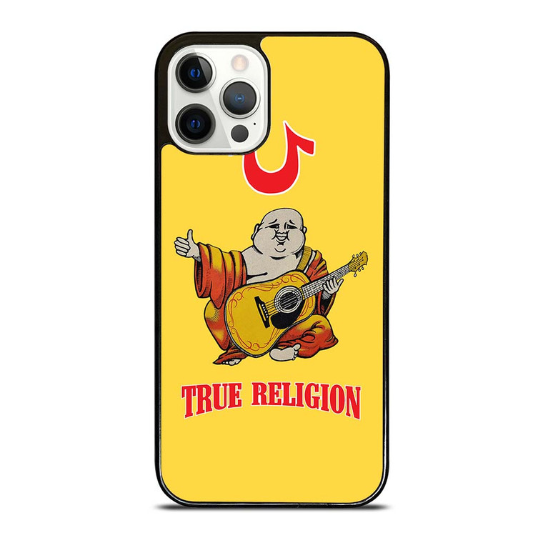 BIG BUDDHA TRUE RELIGION YELLOW iPhone 12 Pro Case Cover