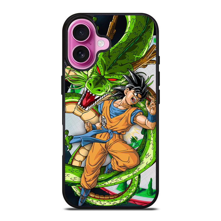 DRAGON BALL Z SON GOKU SHENRON iPhone 16 Plus Case Cover