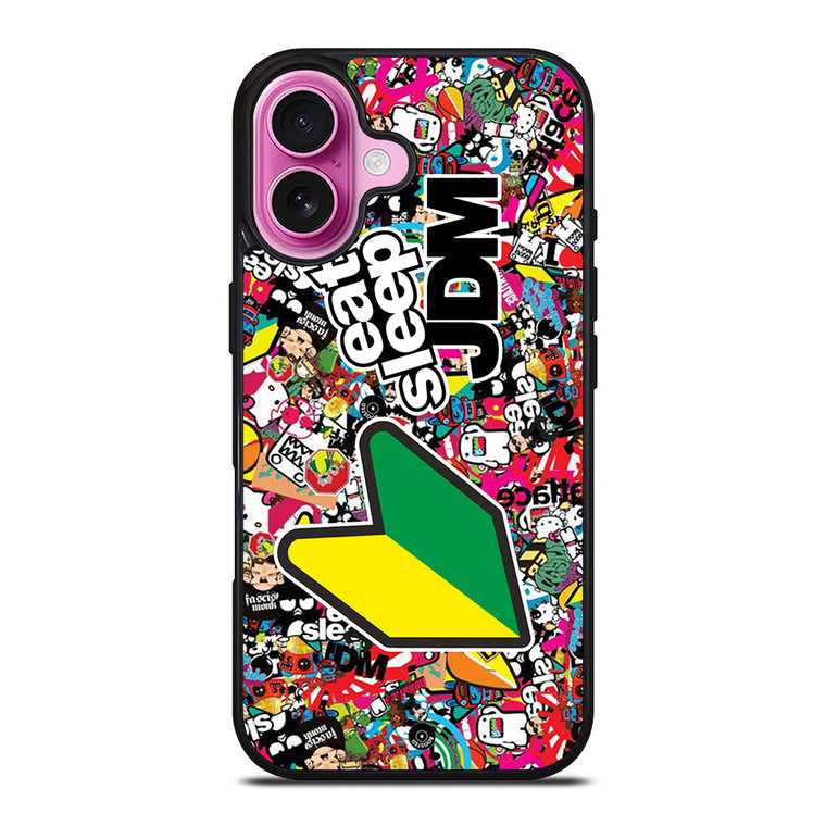 EAT SLEEP JDM iPhone 16 Plus Case Cover EAT SLEEP JDM iPhone 16 Plus Case Cover