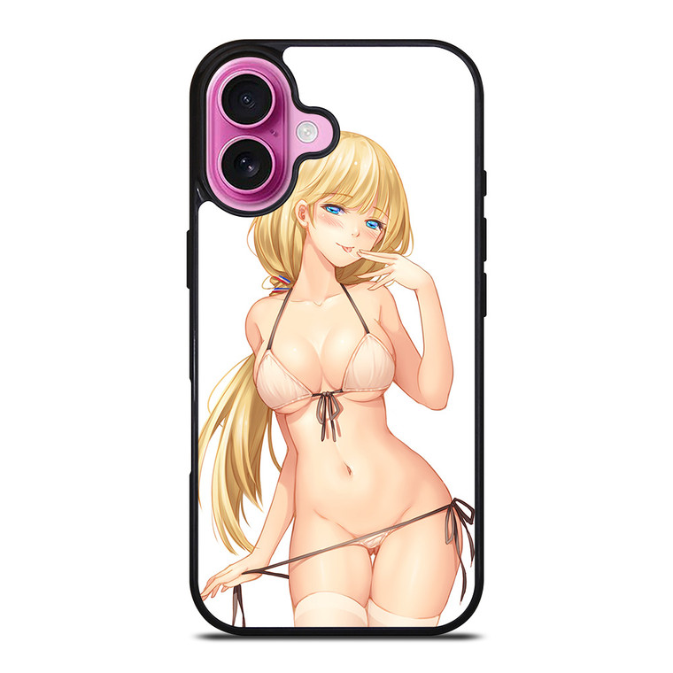 ECCHI SEXY ANIME iPhone 16 Plus Case Cover