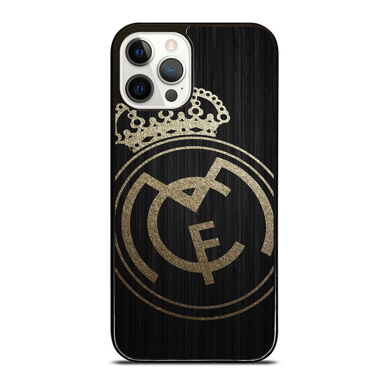 GOLD REAL MADRID LOGO iPhone 12 Pro Case Cover