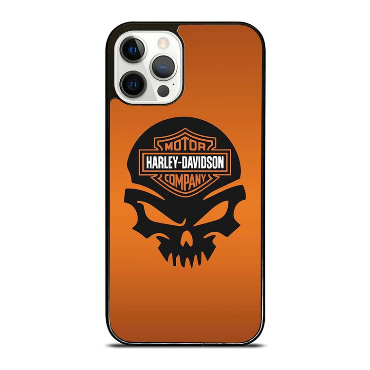 HARLEY DAVIDSON MOTORCYCLES COMPANY LOGO SKULL iPhone 12 Pro Case Cover