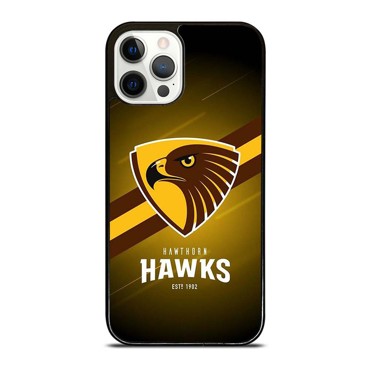 HAWTHORN HAWKS FOOTBALL CLUB LOGO AUSTRALIA TEAM iPhone 12 Pro Case Cover