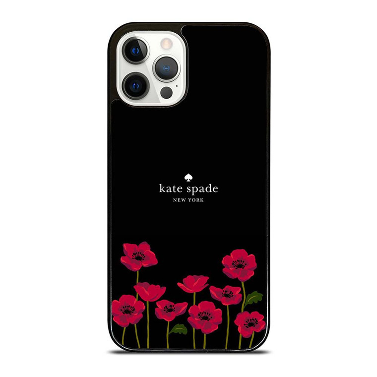 KATE SPADE NEW YORK LOGO ROSES iPhone 12 Pro Case Cover
