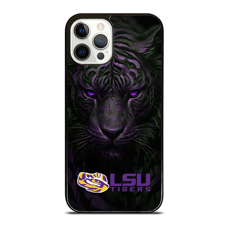 LSU TIGERS LOGO UNIVERSITY FOOTBALL TEAM ICON iPhone 12 Pro Case Cover