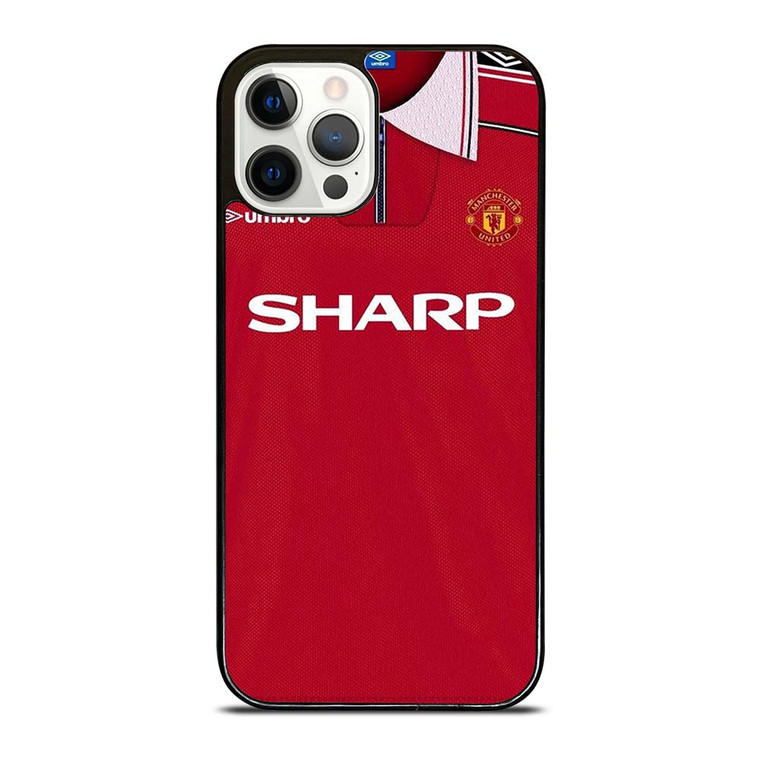 MANCHESTER UNITED FC CLASSIC JERSEY SHARP iPhone 12 Pro Case Cover