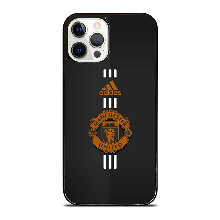 MANCHESTER UNITED FC LOGO FOOTBALL CLUB ADIDAS ICON iPhone 12 Pro Case Cover