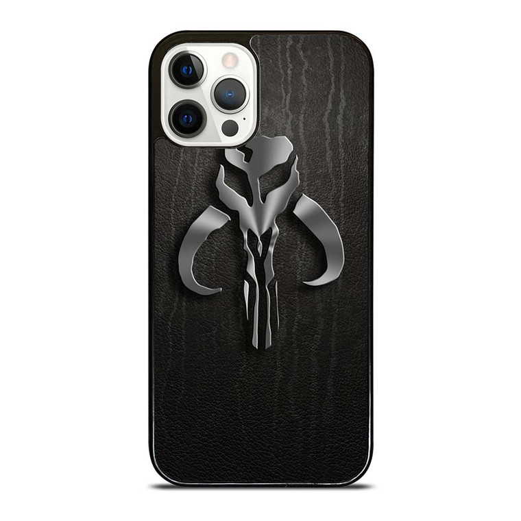 MANDALORIAN LEATHER LOGO iPhone 12 Pro Case Cover