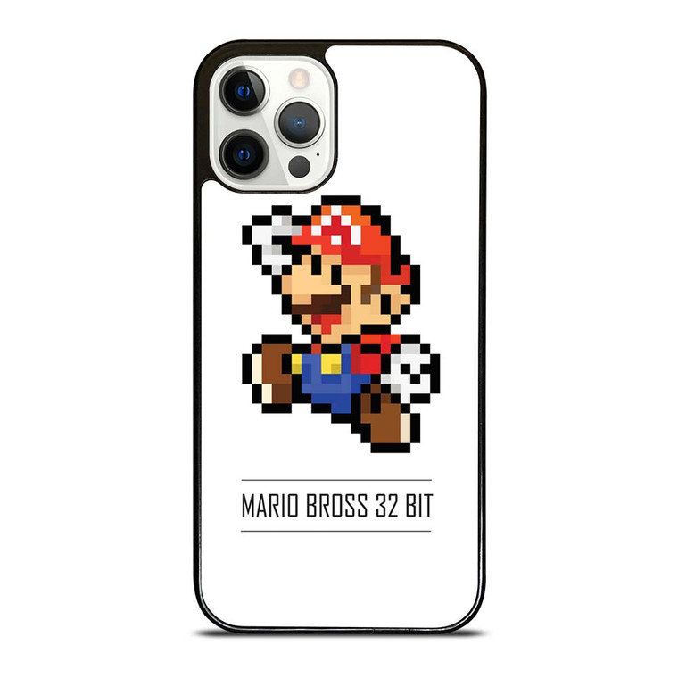 MARIO BROSS PIXEL 32 BIT iPhone 12 Pro Case Cover