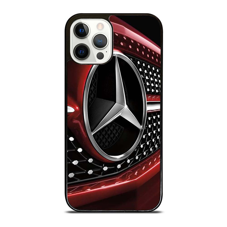 MERCEDES BENZ LOGO RED EMBLEM iPhone 12 Pro Case Cover