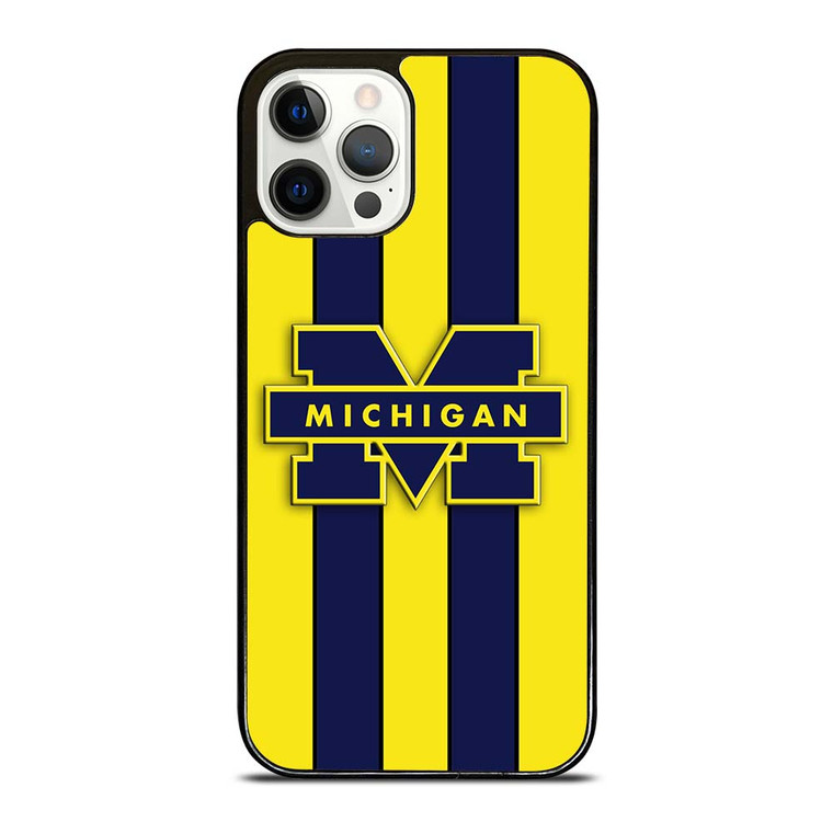 MICHIGAN WOLVERINES SYMBOL iPhone 12 Pro Case Cover