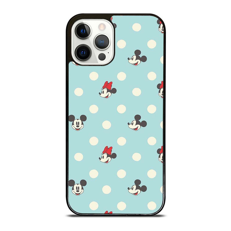 MICKEY AND MINNIE MOUSE DISNEY POLKADOTS iPhone 12 Pro Case Cover
