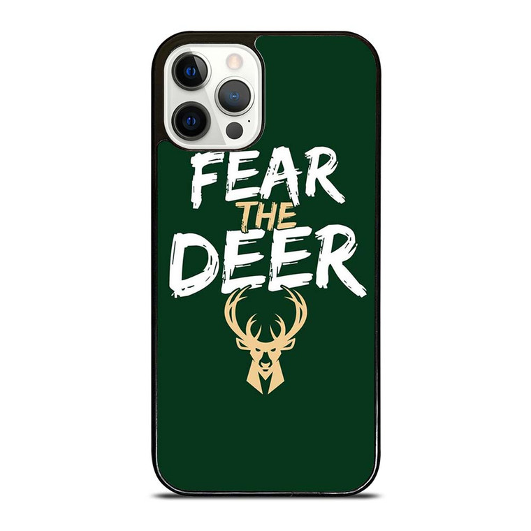 MILWAUKEE BUCKS LOGO BASEBALL FEAR THE DEER iPhone 12 Pro Case Cover