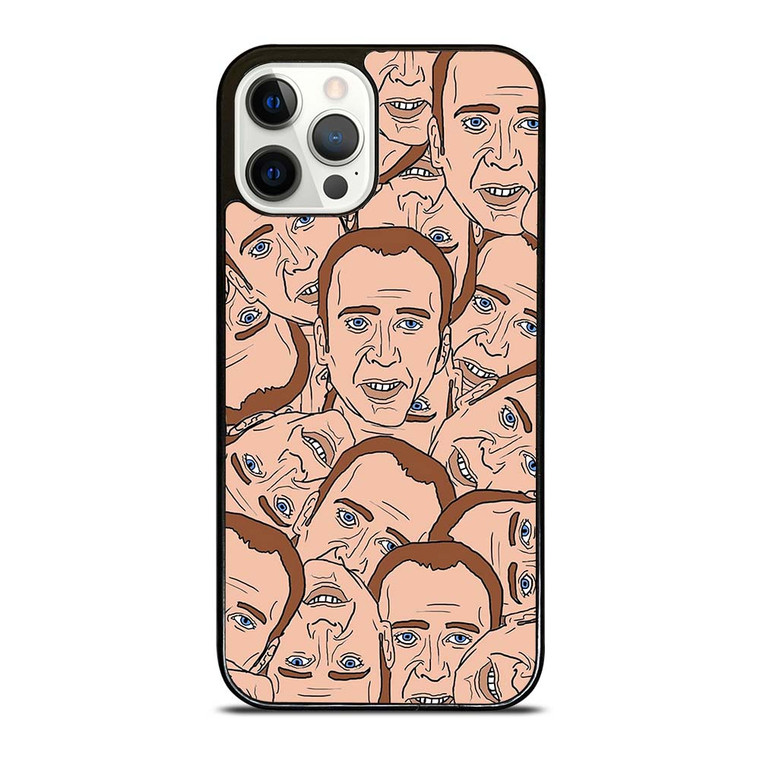 NICOLAS CAGE COLLAGE iPhone 12 Pro Case Cover