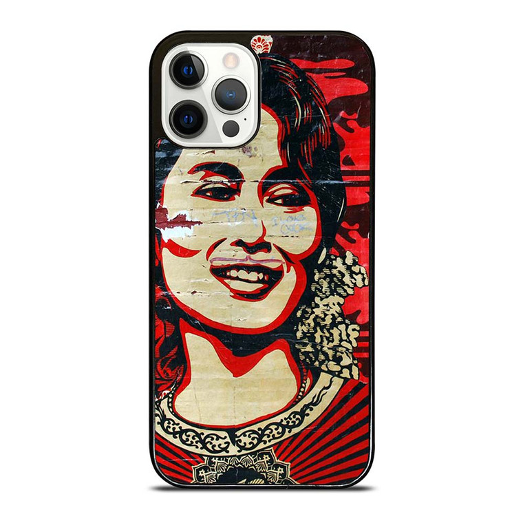 OBEY AUNG SAN SUU KYI iPhone 12 Pro Case Cover