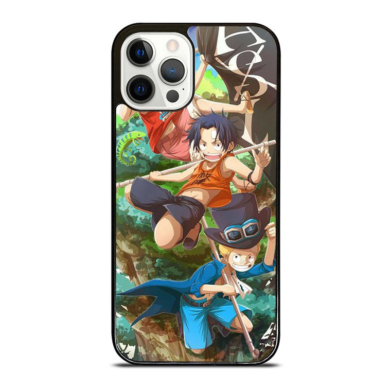 ONE PIECE LUFFY SABO ACE KID iPhone 12 Pro Case Cover