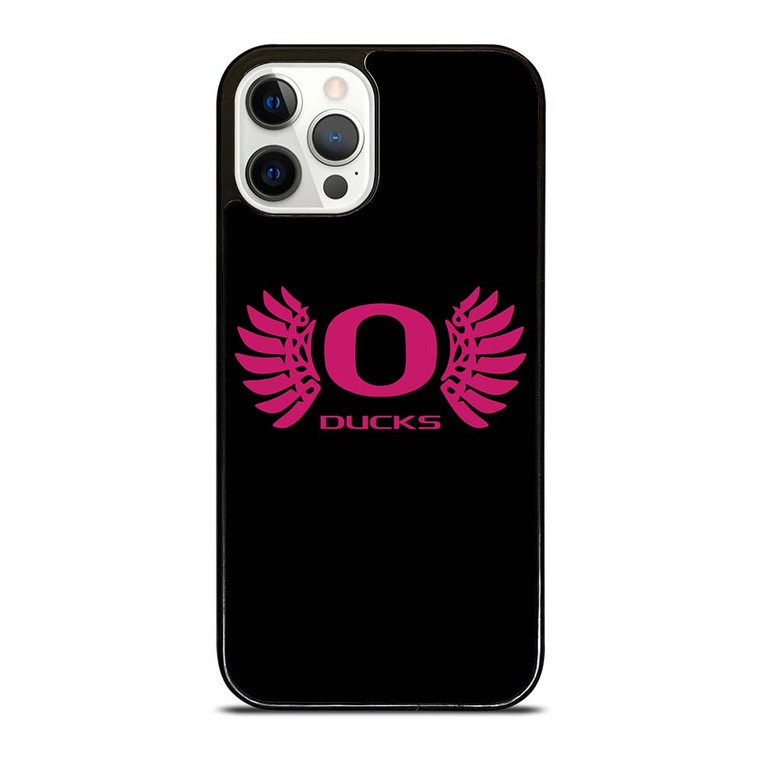 OREGON DUCKS PINK GIRL iPhone 12 Pro Case Cover