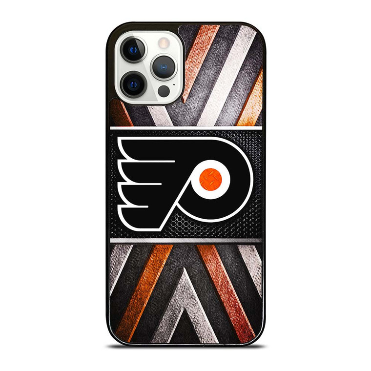 PHILADELPIA FLYERS METAL LOGO iPhone 12 Pro Case Cover