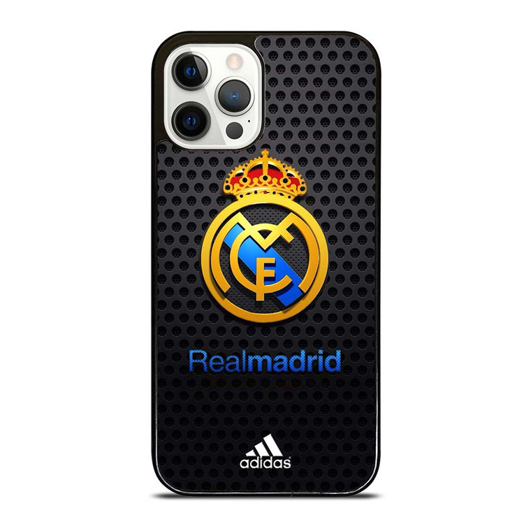 REAL MADRID FC METAL LOGO iPhone 12 Pro Case Cover