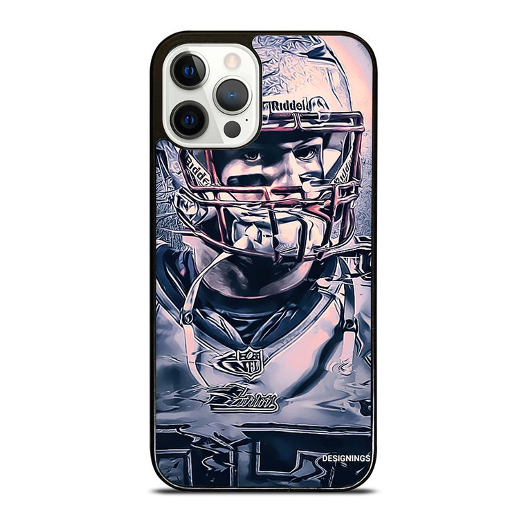 ROB GRONKOWSKI NEW ENGLAND PATRIOTS ART iPhone 12 Pro Case Cover