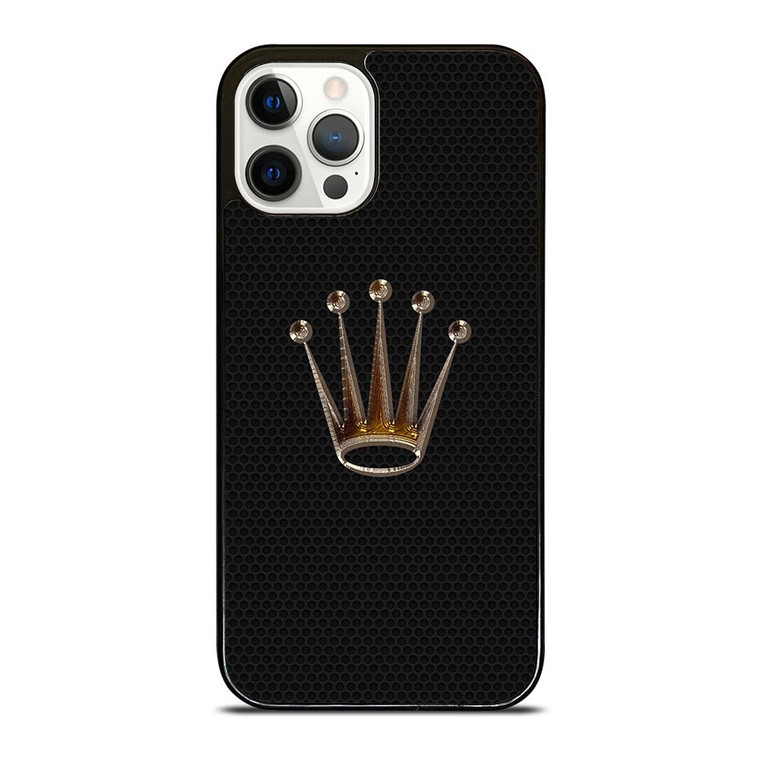 ROLEX WATCH CARBON LOGO iPhone 12 Pro Case Cover