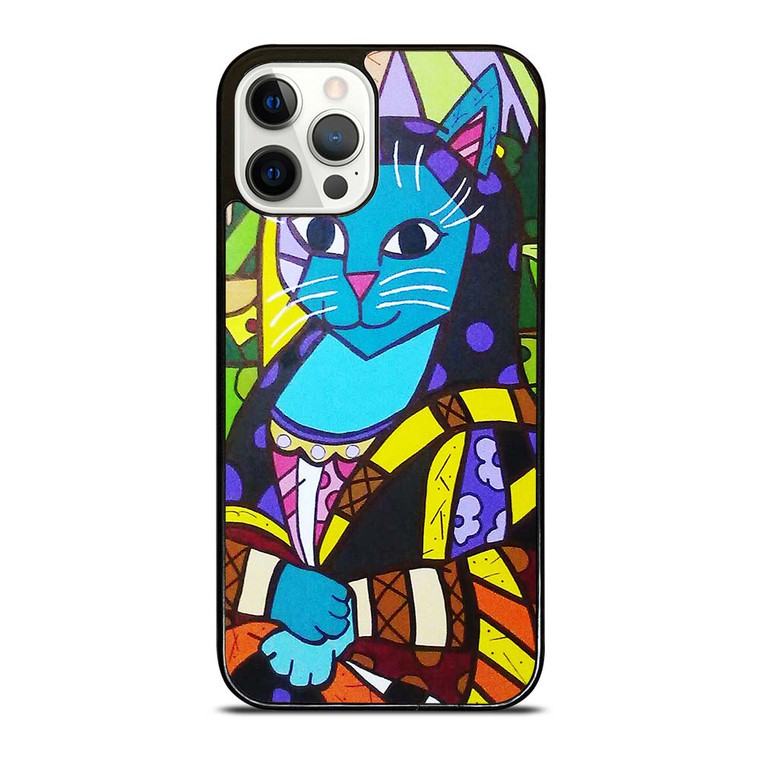 ROMERO BRITTO MONALISA iPhone 12 Pro Case Cover