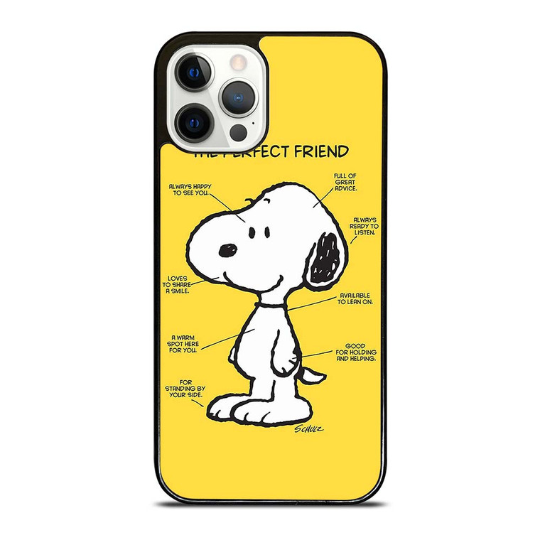SNOOPY DOG PERFECT FRIEND iPhone 12 Pro Case Cover