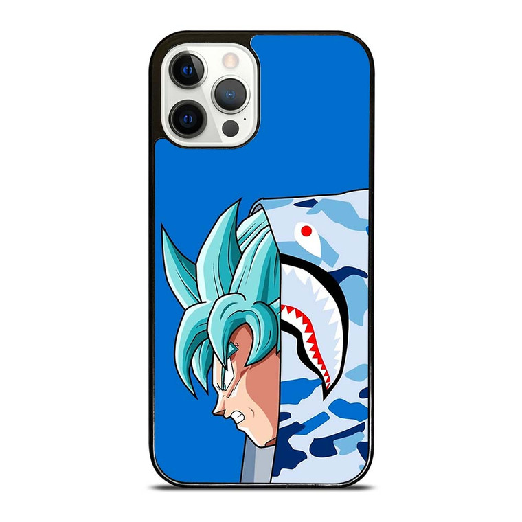 SON GOKU BAPE DRAGON BALL SAIYAN BLUE iPhone 12 Pro Case Cover
