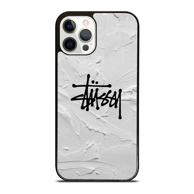 STUSSY LOGO ICON WHITE iPhone 12 Pro Case Cover
