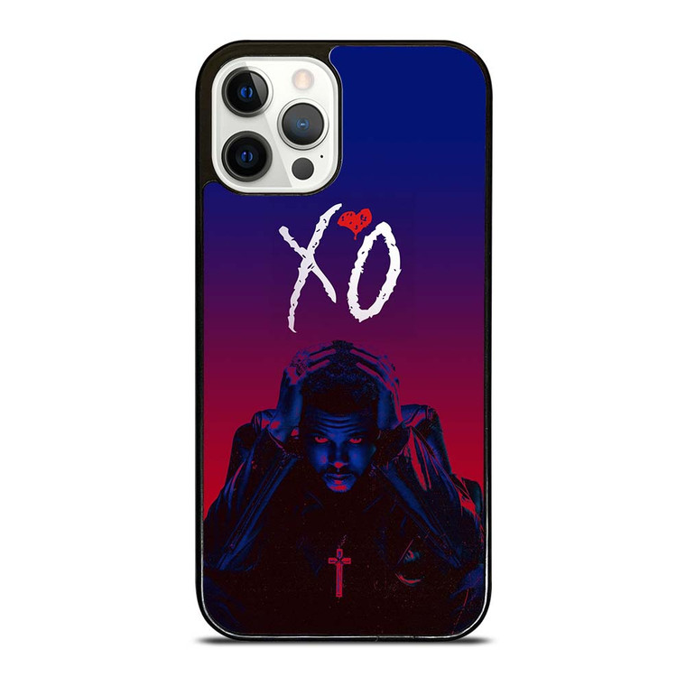 THE WEEKND XO LOGO RED BLUE iPhone 12 Pro Case Cover
