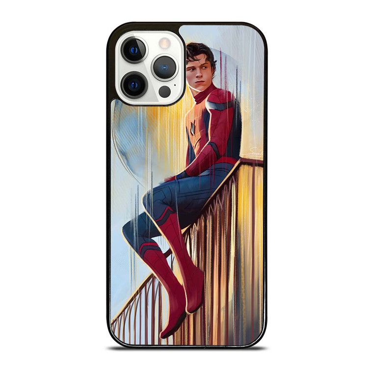 TOM HOLLAND SPIDERMAN ART iPhone 12 Pro Case Cover