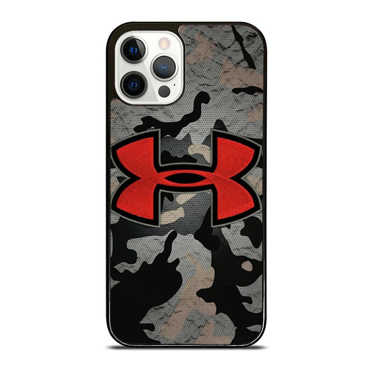 UNDER ARMOUR LOGO RED CAMO iPhone 12 Pro Case Cover