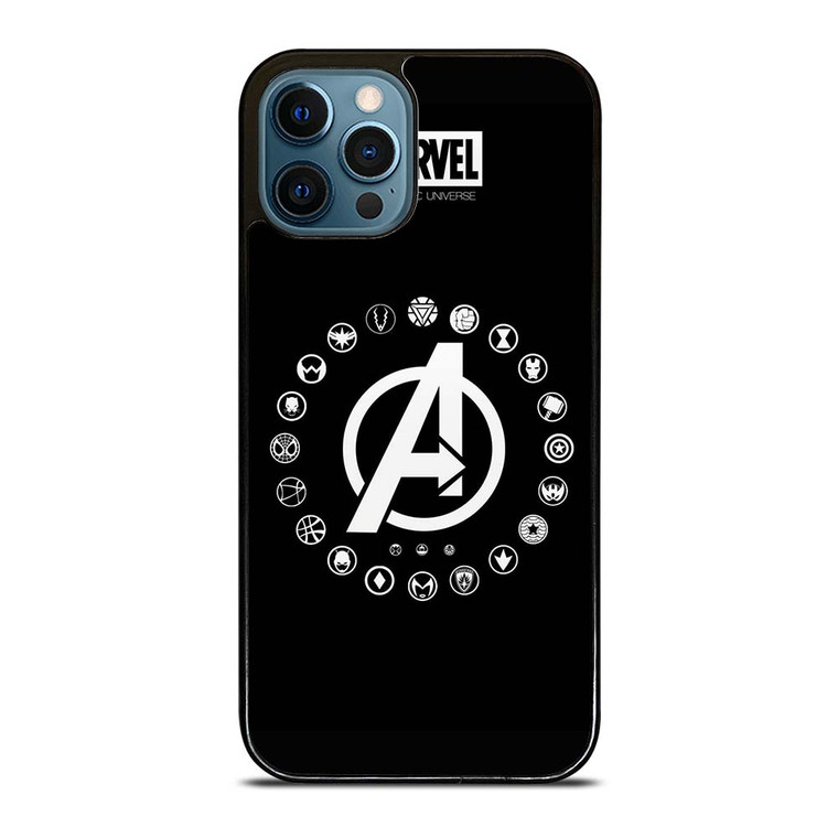 AVENGERS ENDGAME SUPERHERO ICON iPhone 12 Pro Max Case Cover