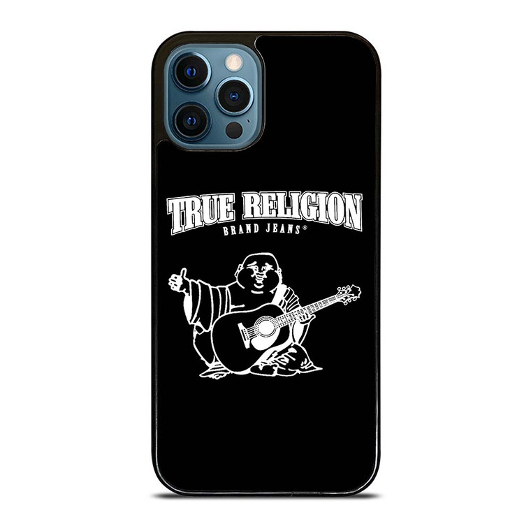 BIG BUDDHA TRUE RELIGION BLACK iPhone 12 Pro Max Case Cover