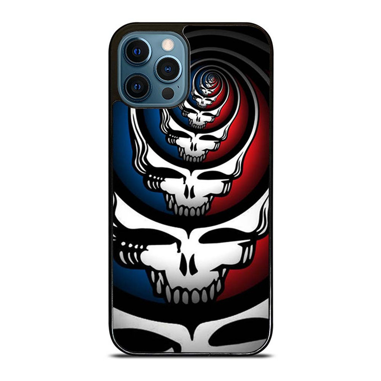 GRATEFUL DEAD SKULL LOGO ART iPhone 12 Pro Max Case Cover