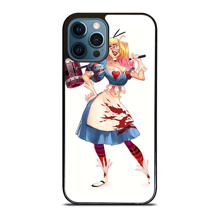 HARLEY QUINN ALICE IN WONDERLAND iPhone 12 Pro Max Case Cover