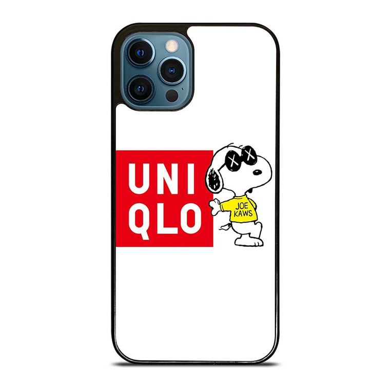 JOE KAWS UNIQLO LOGO iPhone 12 Pro Max Case Cover