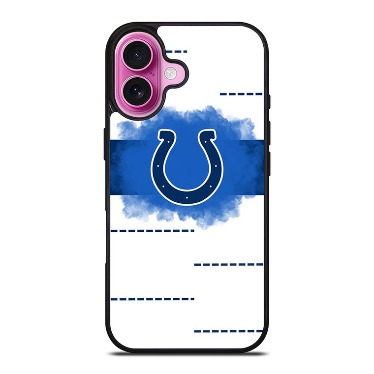 INDIANAPOLIS COLTS LOGO FOOTBALL ICON iPhone 16 Plus Case Cover INDIANAPOLIS COLTS LOGO FOOTBALL ICON iPhone 16 Plus Case Cover