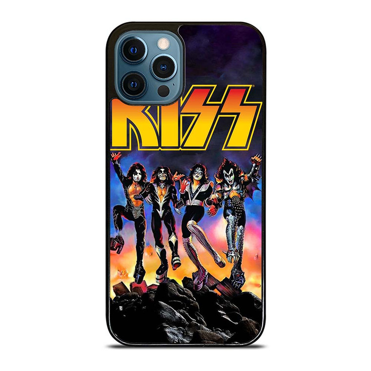 KISS BAND ROCK AND ROLL iPhone 12 Pro Max Case Cover