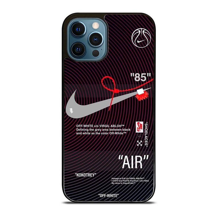 KOKOTREY NIKE AIR JORDAN OFF WHITE iPhone 12 Pro Max Case Cover