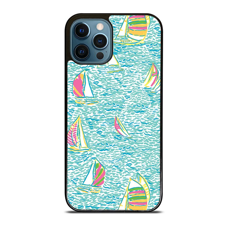LILLY PULITZER SAILBOAT iPhone 12 Pro Max Case Cover