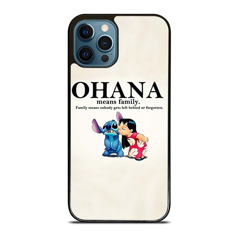 LILO AND STITCH OHANA FAMILY Disney iPhone 12 Pro Max Case Cover